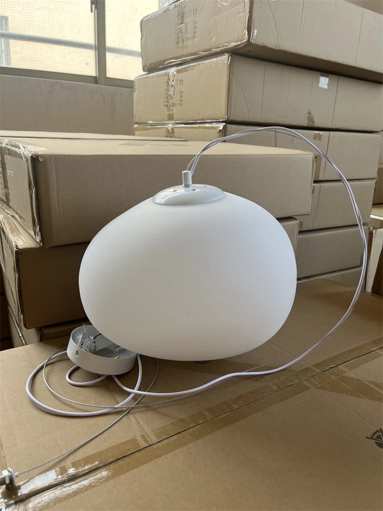 Irregular Glass Ball Pendant Light - Modern Minimalist Ceiling Chandelier Tidesmit