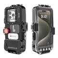 Underwater Phone Case 30m for iPhone & Samsung - Black Military-Grade Protection Black Tidesmit