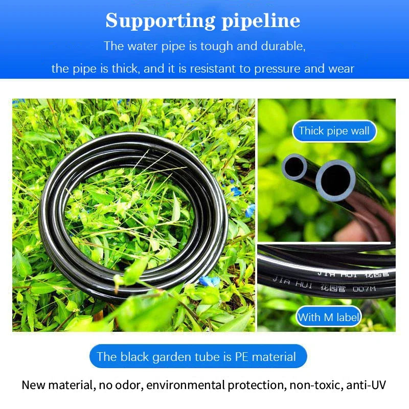 5-20M Universal Automatic Irrigation Sprinkler Kit Garden Balcony Atomization Sprinkler Watering Kits Rotating Copper Nozzle