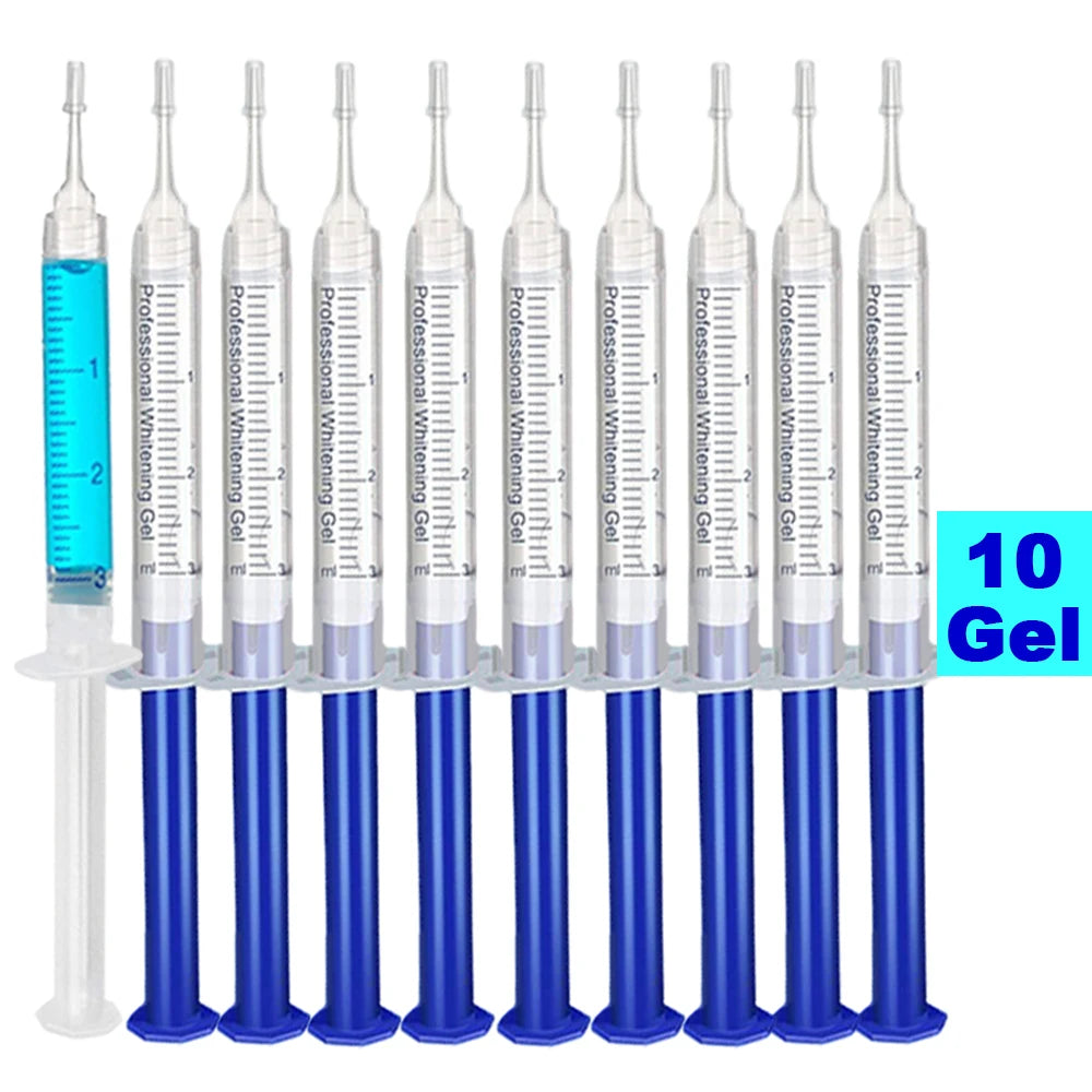 Tidesmit professional teeth whitening gel refill syringe for Invisalign style trays and dental bleaching kits