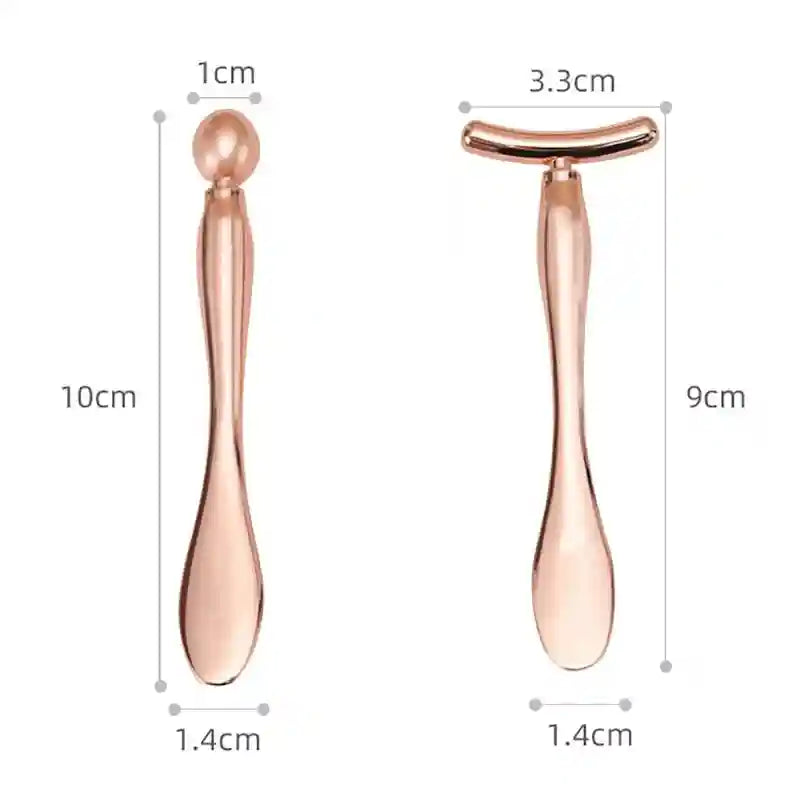 Electric Face and Eye Massager, Rose Gold Firming Wand by Tidesmit Eye Massage Instrument Tidesmit