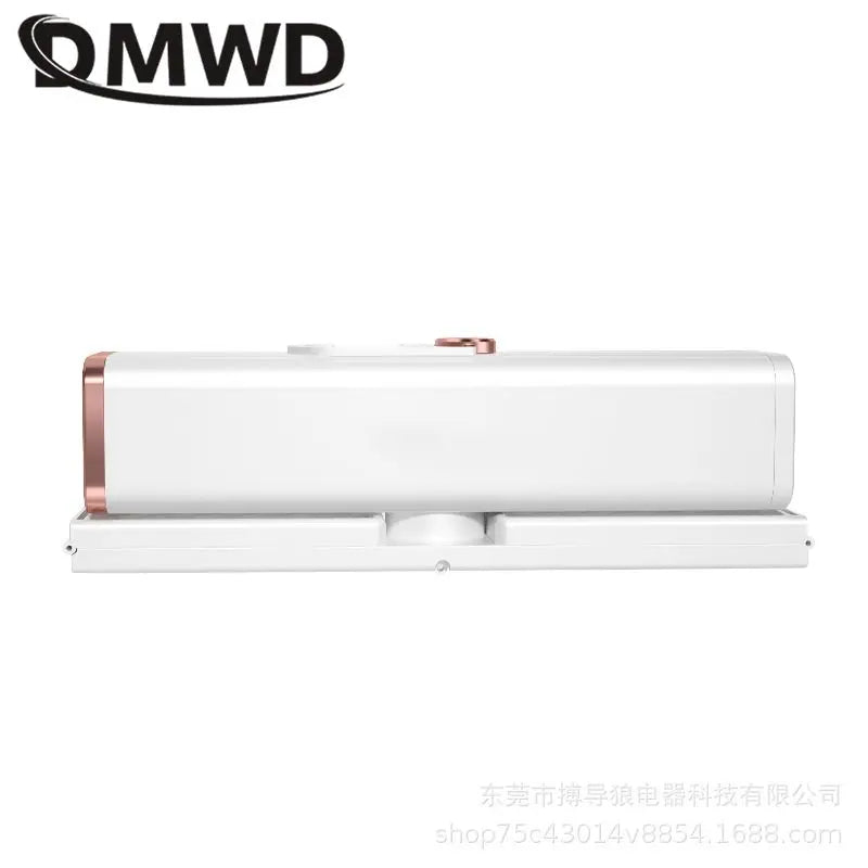 Tidesmit portable retractable clothes dryer with quilt warming, shoe drying, and sterilization features, side view.