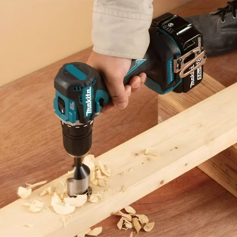 Makita DDF487 13mm Brushless Household 18V Lithium-ion Charging Impact Drill,high Torque Electric Screwdriver Makita 6.0AH BL1860 BL1850 BL184018V Battery