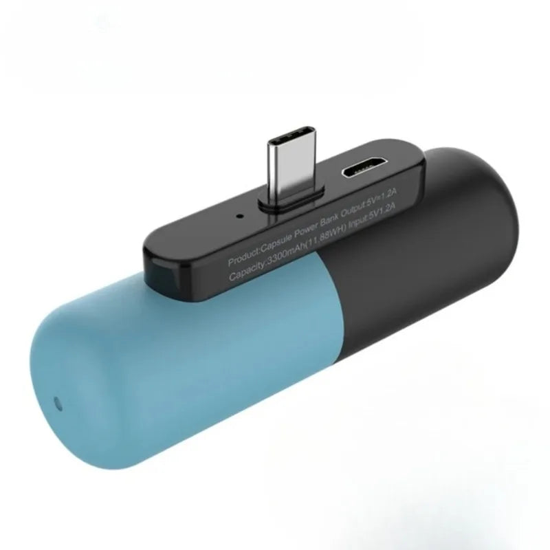 Mini Portable Charger 3000mAh for iPhone and Android - Fast Charging Tidesmit