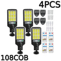9000 Lumens Super Bright Solar Street Lamp Outdoor Garden Security LED COB Path Light Waterproof With Motion Sensor Remote Night Lights