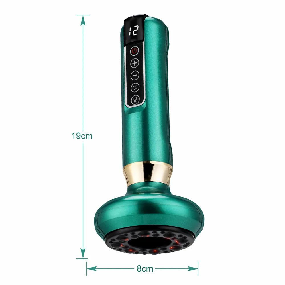 Electric Gua Sha Massager: Heated Deep Tissue Body Sculpting Tool Body Shaping Massage Equipment Tidesmit