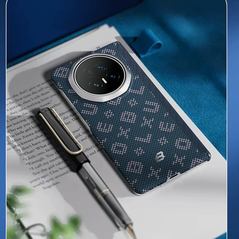 Honor Magic V5 Carbon Fiber Case – Slim Wireless Charging Cover Tidesmit