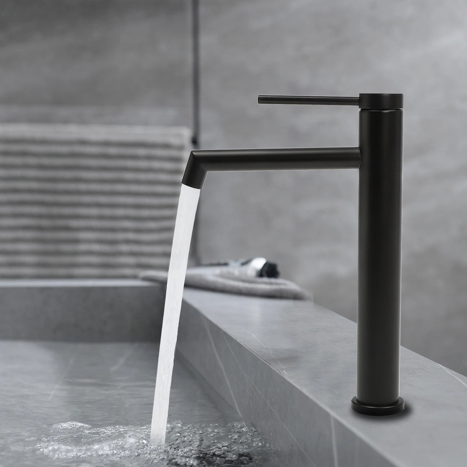 Wash Basin Mixer Tap Rust Resistance Easy to Install Bathroom Faucets Easy to Clean for Kitchens/Restaurants/Laundromats