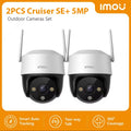 IMOU 2PCS Cruiser SE+ 5MP Set Wi-Fi Camera Smart Color Night Vision IP66 Outdoor Security 360° Coverage Smart Auto Tracking