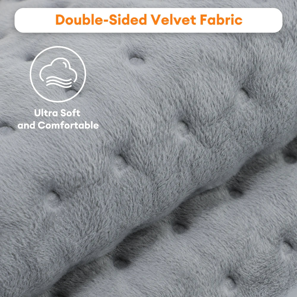 Electric Heating Pad for Back Pain Relief - 9 Heat Settings | Tidesmit Back Massage Instrument Tidesmit