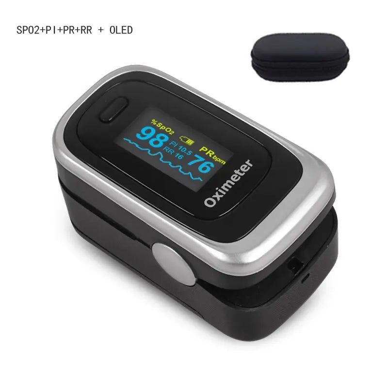 JianyouCare Finger Pulse Oled Oximeter Portable RR Blood Oxygen Saturation Meter Respiratory Rate Oximetro De Dedo Pulsioximetro