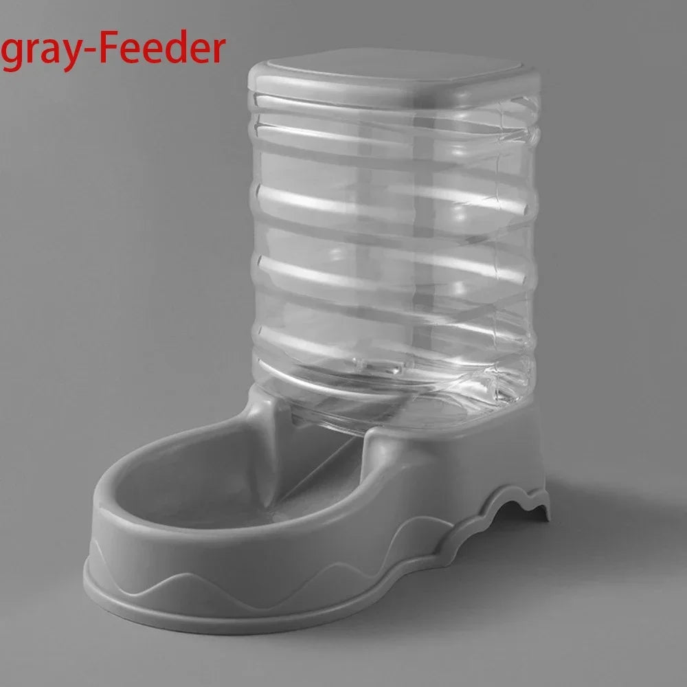 26pcs3.8L PP Material Pet Feeder Pet Water Fountain Drink Bowl Automatic Pet Feeder Large Cat Dog Food Dispenser