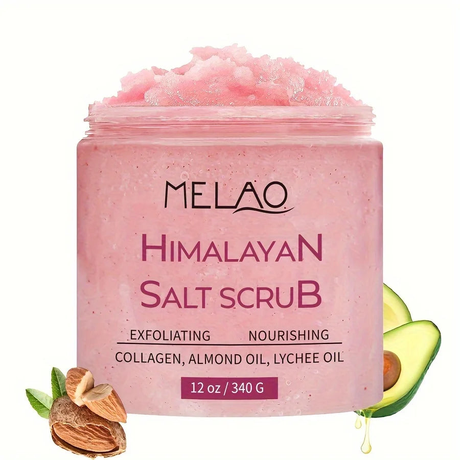 Himalayan Salt Scrub with Collagen - Face & Body Exfoliating Treatment Scrubs Treatments MELAO-W216 Tidesmit