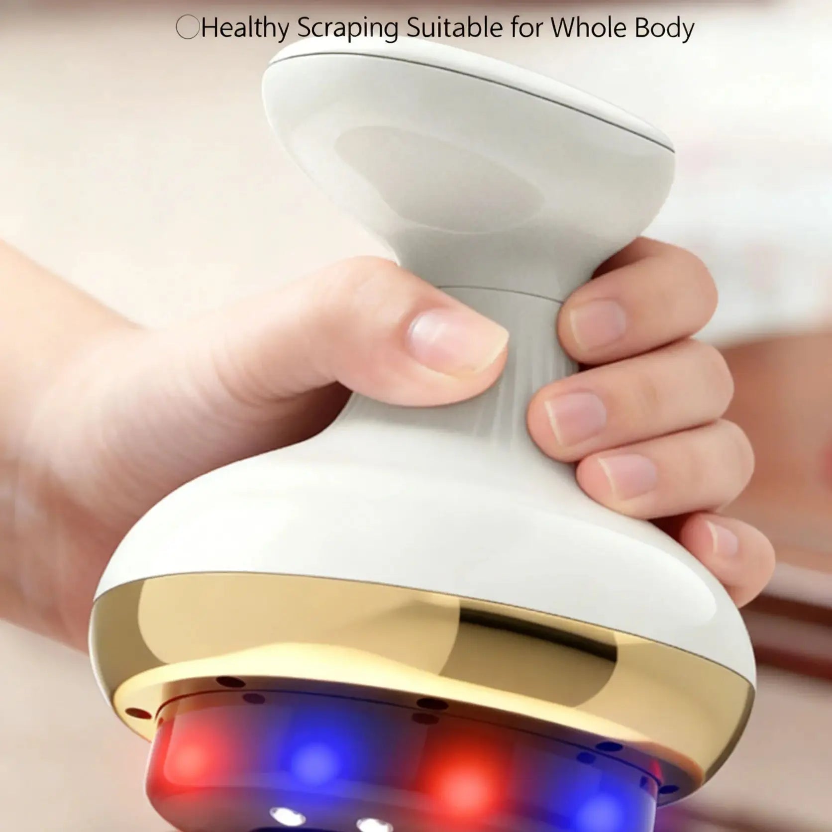 Electric Meridian Massage Brush for Body Shaping - Gold Edition Body Shaping Massage Equipment Tidesmit