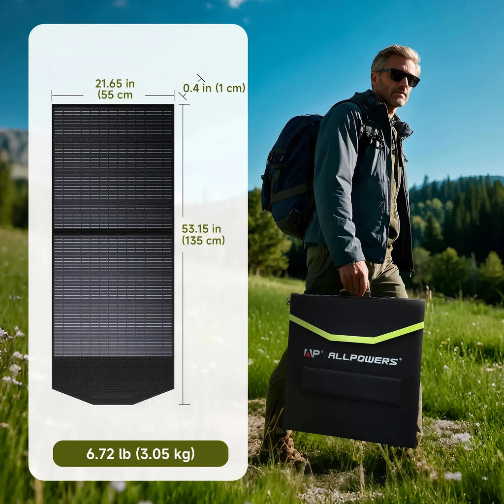 Portable Solar Generator 2400W with 200W Panels - Fast Charging System Tidesmit
