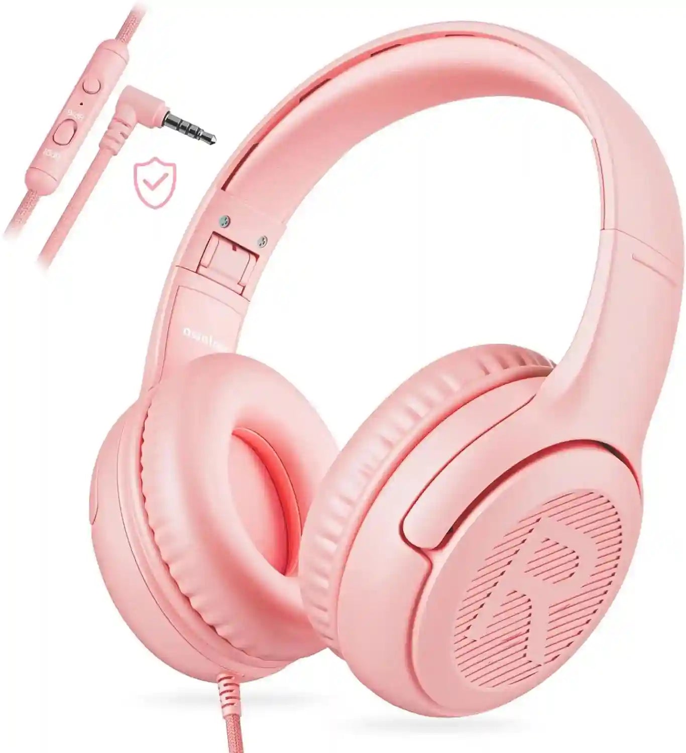 Gaming Headset with Microphone: Stereo Over-Ear Audio for Pro Gamers Pink Tidesmit