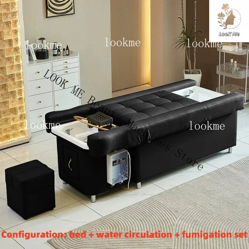 Electric Salon Massage Bed and Shampoo Chair – Ergonomic Spa Unit Massage Chairs Style 2 Tidesmit