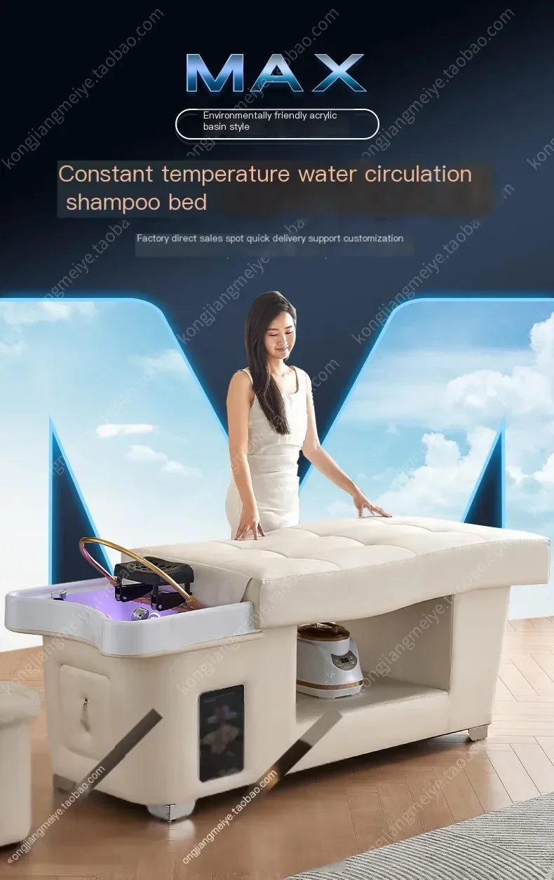 Japanese Shampoo Chair Head Spa Water Circulation System - Tidesmit Massage Chairs Tidesmit