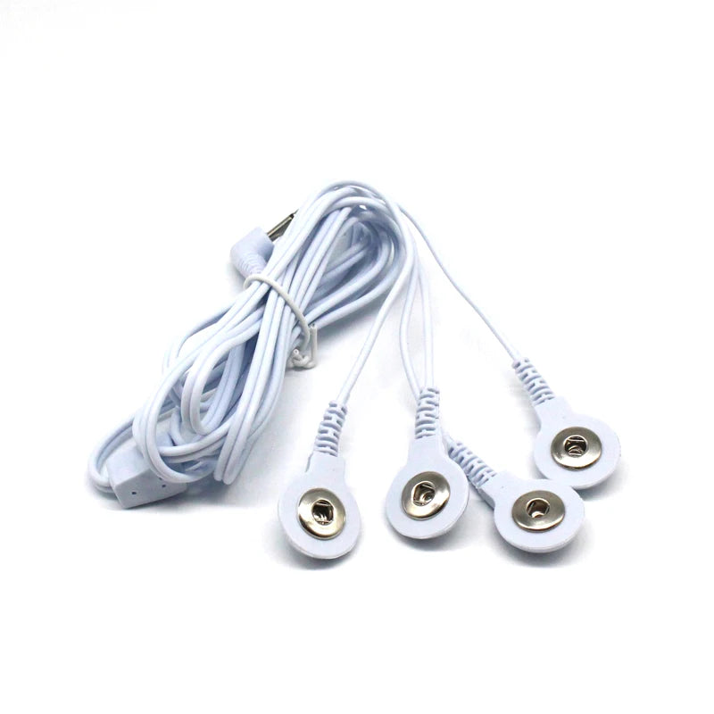 TENS Unit Lead Wire Replacement Cable for Electric Massagers Body Shaping Massage Equipment Tidesmit