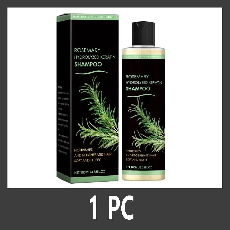 Rosemary Shampoo For Hair Thickness-Volumizing Strengthening-Hydrates Reduces Breakage-Sulfate-Free For Fuller Looking Hair