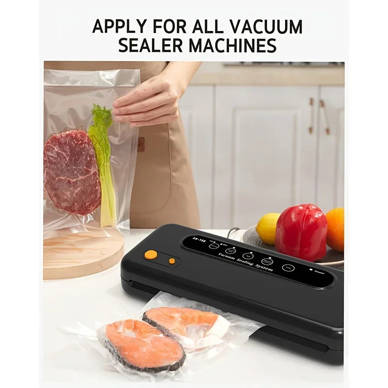 Vacuum Sealer Rolls Textured Surface for Optimal Sealing, Ideal for Food Preservation Safe for Direct Food Contact