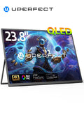 UPERFECT UHD 4K 23.8" Large QLED Screen USB-C HDMI Work Home Second Monitor W/180°Adjustable Stand For Laptop Desktop PC Mac PS5