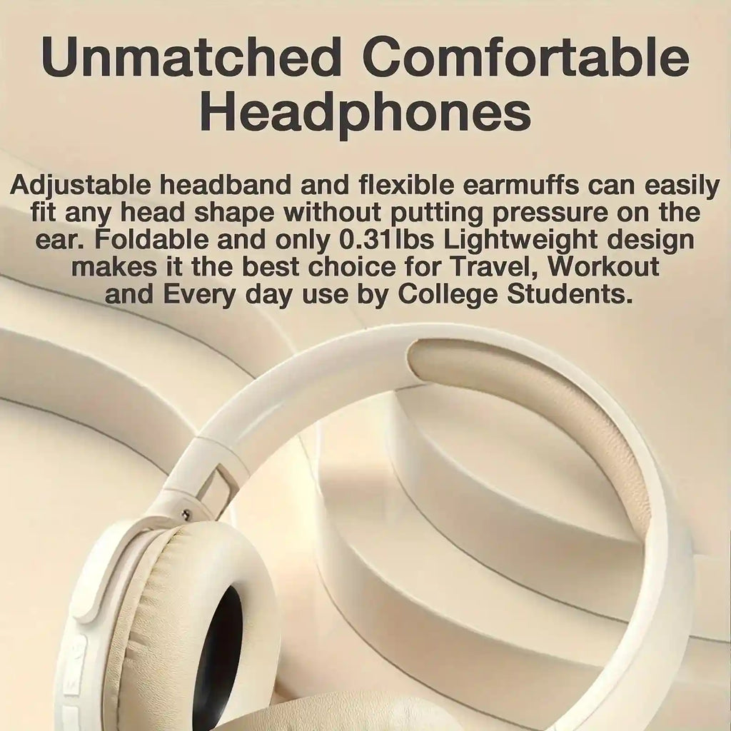 Wireless Bluetooth Headphones - Over-Ear Active Noise Cancellation Tidesmit