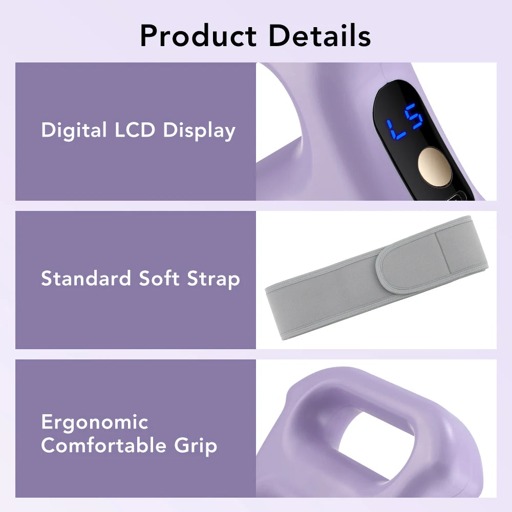 Fascia Massage Gun: Deep Tissue Percussive Therapy Tool (Purple) Fascia Gun Tidesmit