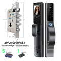 3D Face Recognition Digital Door Lock Unlock Smart Lock With Camera FIngerprint Password Unlock Keyless Electronic Door Lock