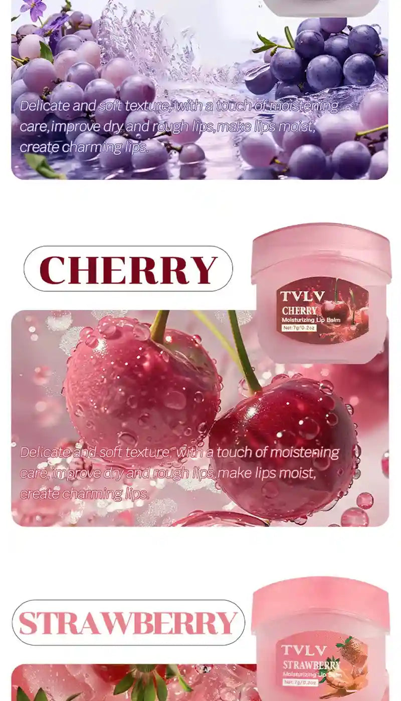Fruit Lip Balm Set - Moisturizing Lip Care Treatment (8Pcs) Lip Care Tidesmit