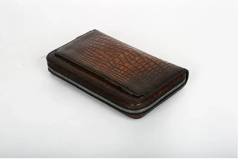 ourui Zipper male wallet Himalayan white long male handbags  men clutch bag