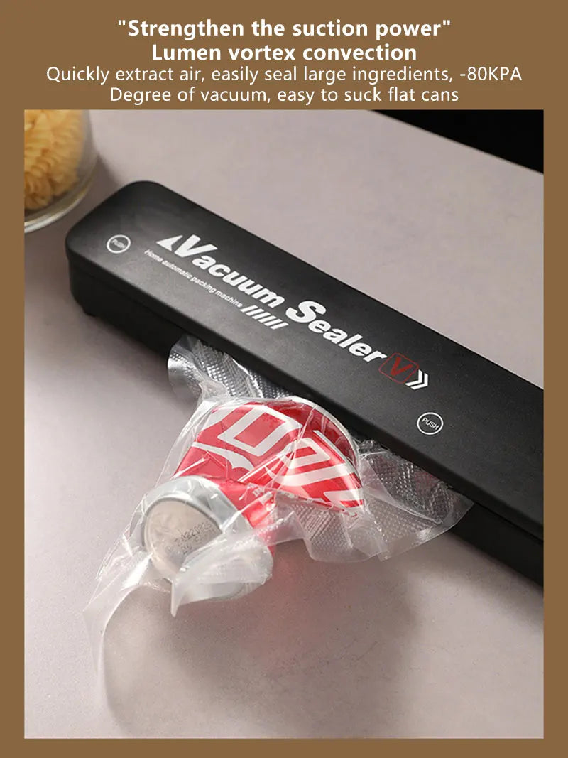 Food Sealing Portable Home Vacuum Kitchen Helper 220V Automatic Packaging Machine Food Vacuum Sealing Machine New