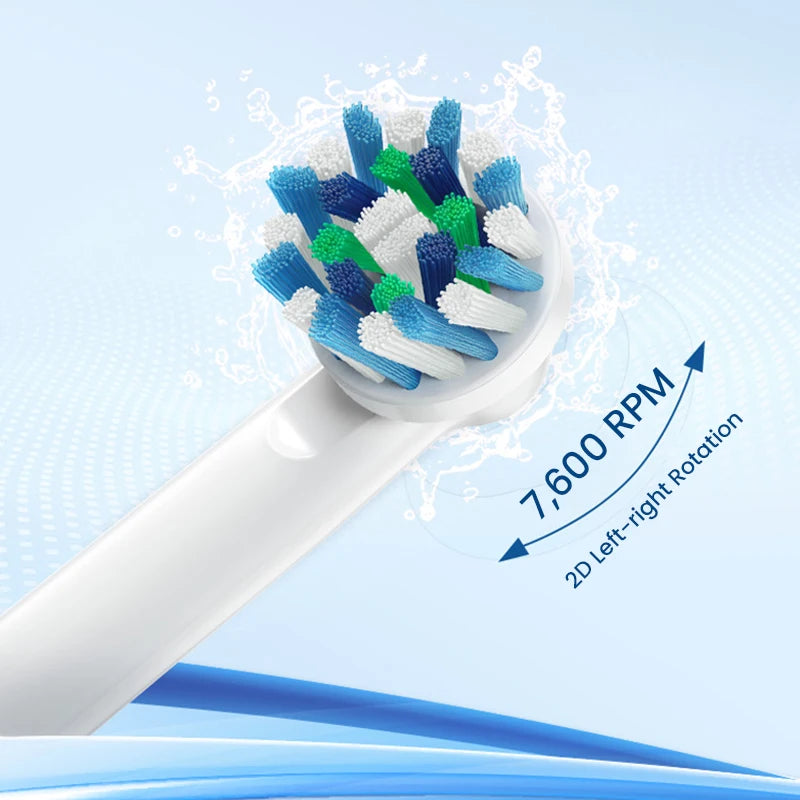 Oral B D100 2D Vitality Electric Toothbrush Timer 7600Rpm Cross Action Deep Cleaning and Whitening Teeth Tooth Brush