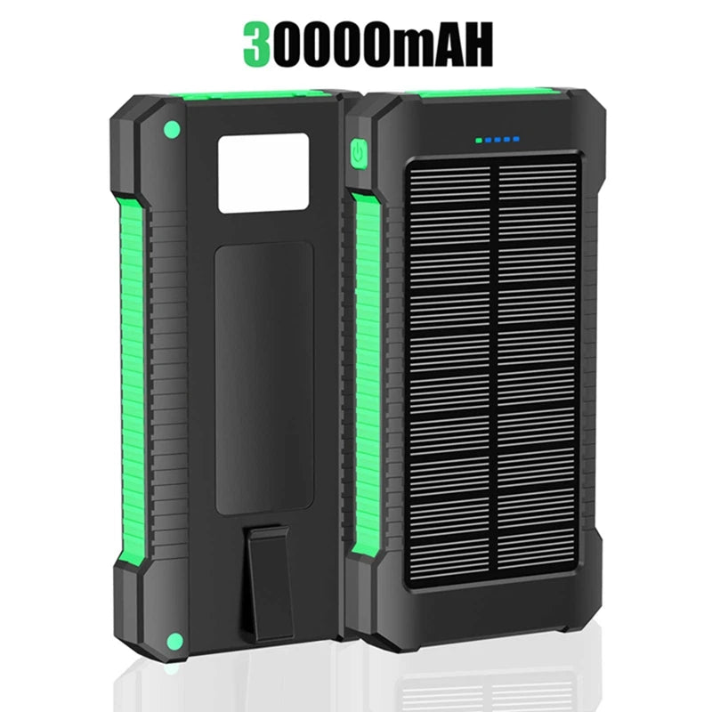 50000mAh Portable Charger - Waterproof High Capacity Power Bank Green 30000mAh Tidesmit