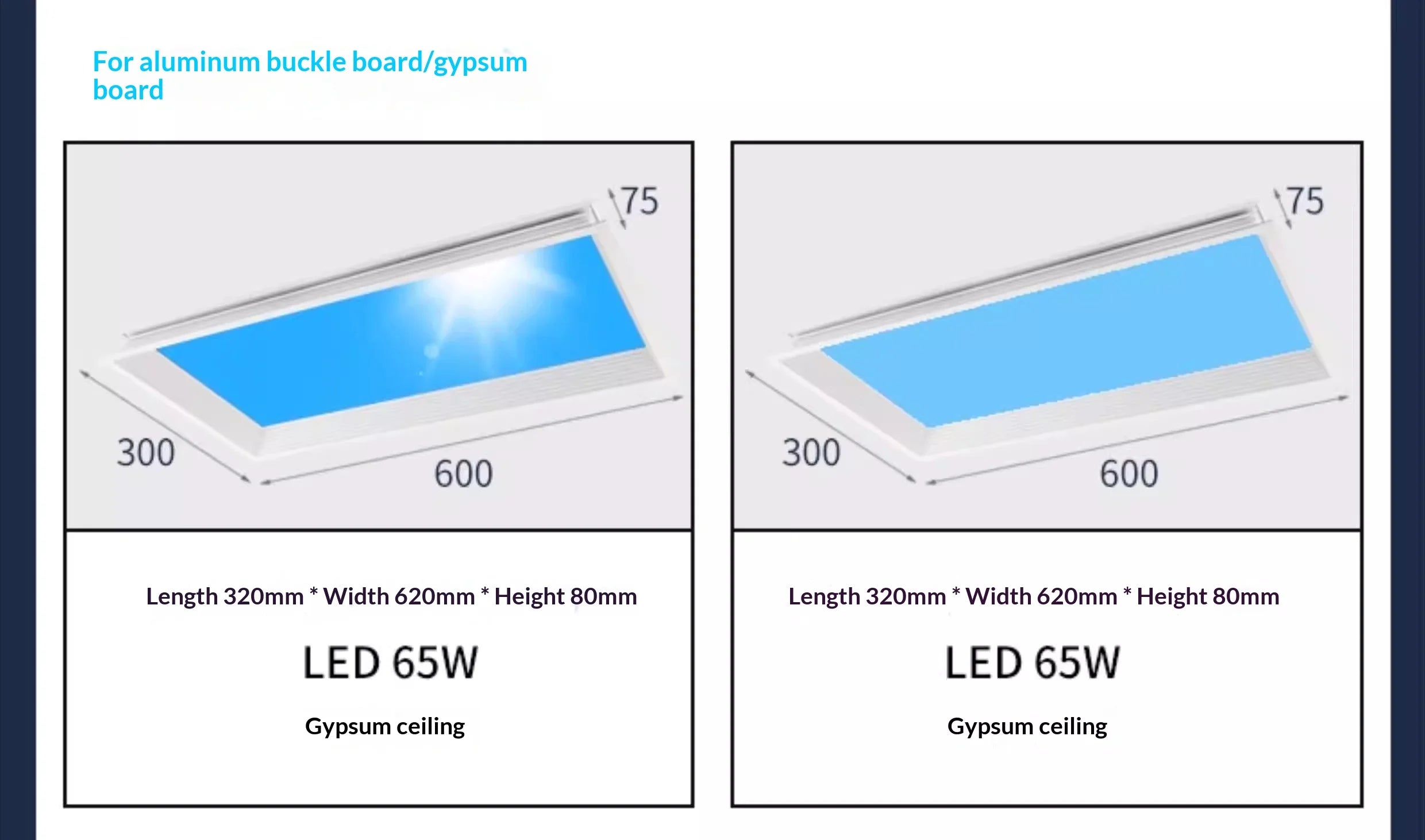 Smart Sky LED Ceiling Lamp Ultra Thin Artificial Sun Blue Sky Light PC Aluminum Simulated Daylight Kitchen Bathroom Home Decor