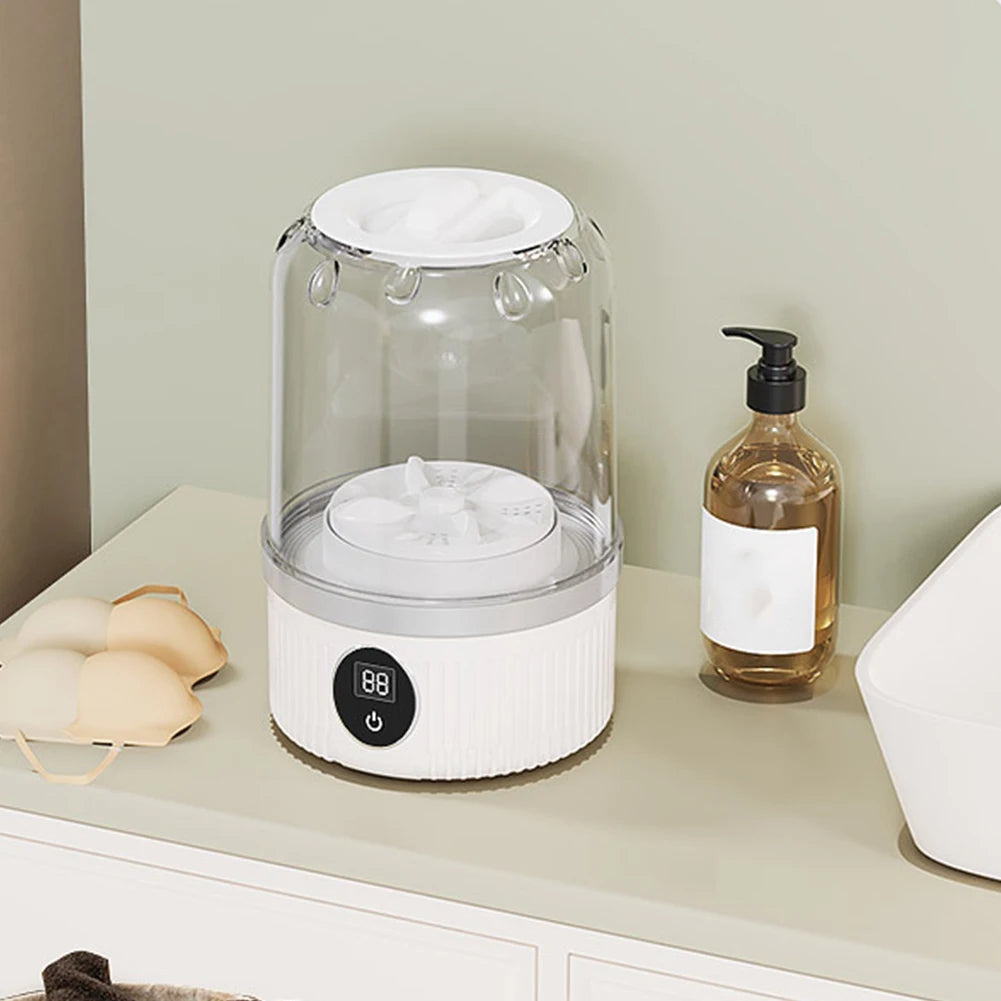 Tidesmit wireless portable mini washing machine for underwear and socks featuring a compact automatic cleaning cup