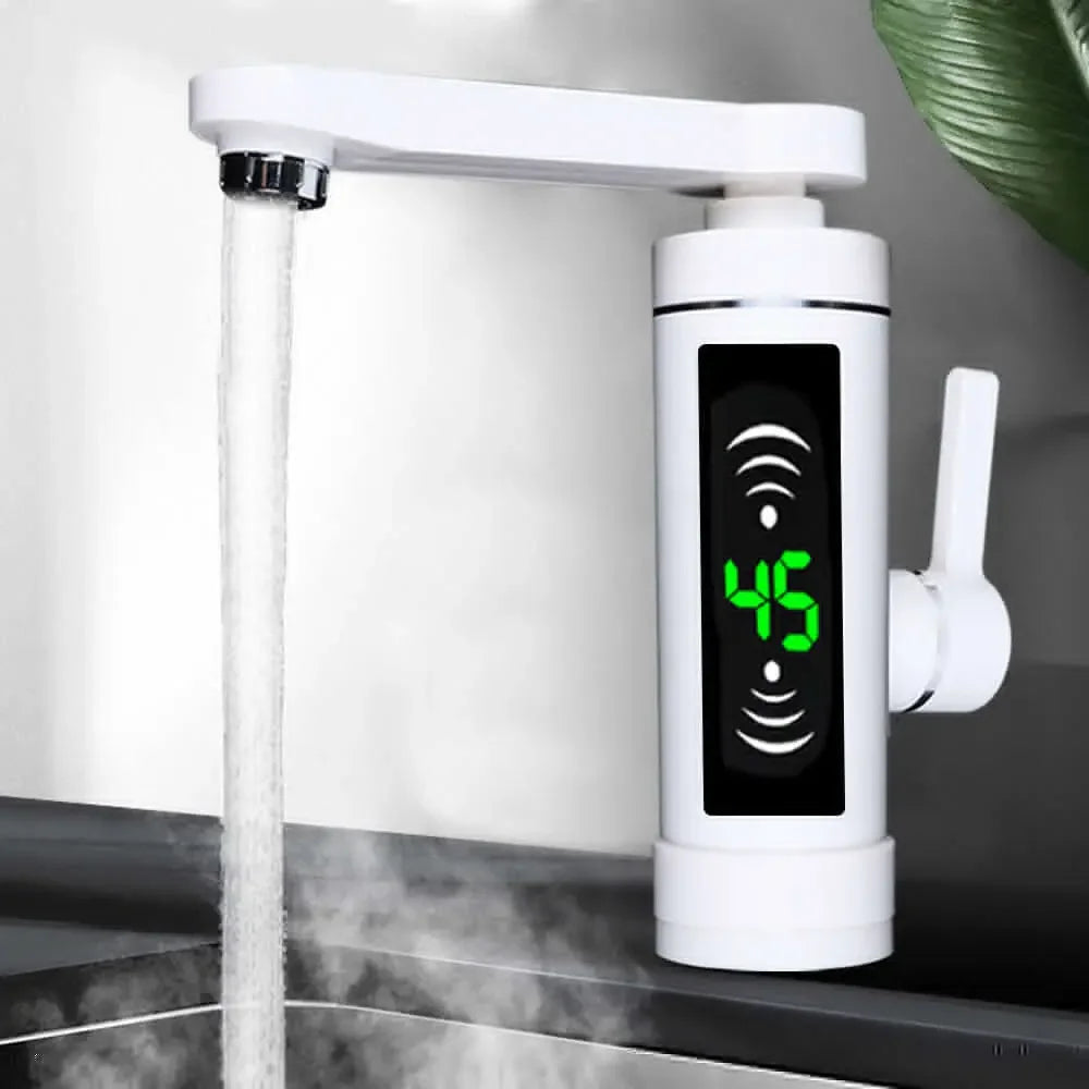 3KW Electric Instantaneous Water Heater LED Tap Bathroom Kitchen Instant Hot Tap