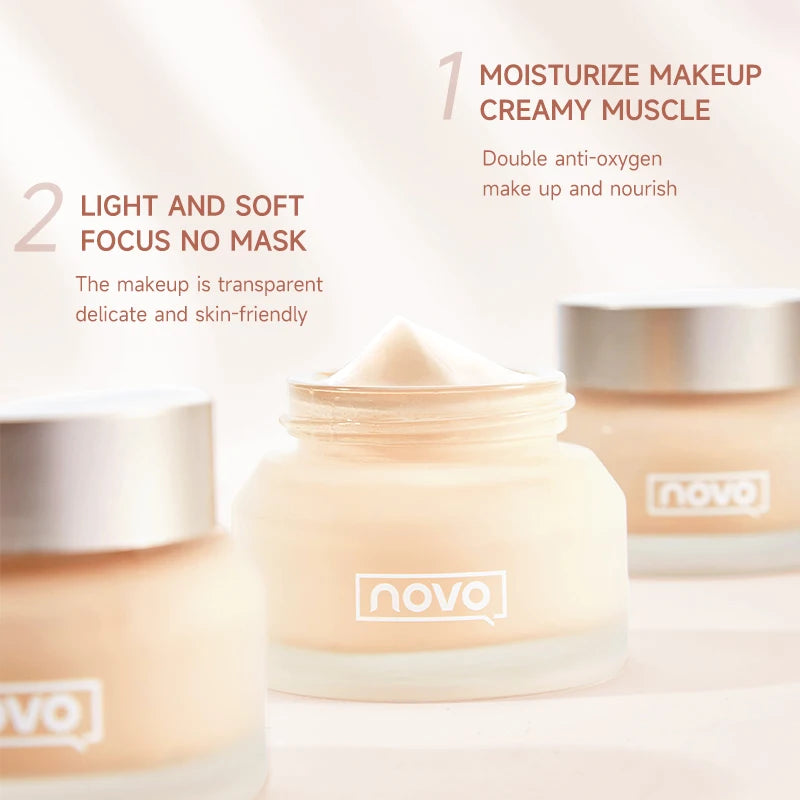 Tidesmit long lasting matte foundation and full coverage BB cream texture swatch for oily skin and even skin tone