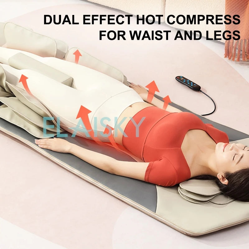 Full Body Massage Mattress with Airbag Relief & Heat Therapy Massage Cushion Tidesmit