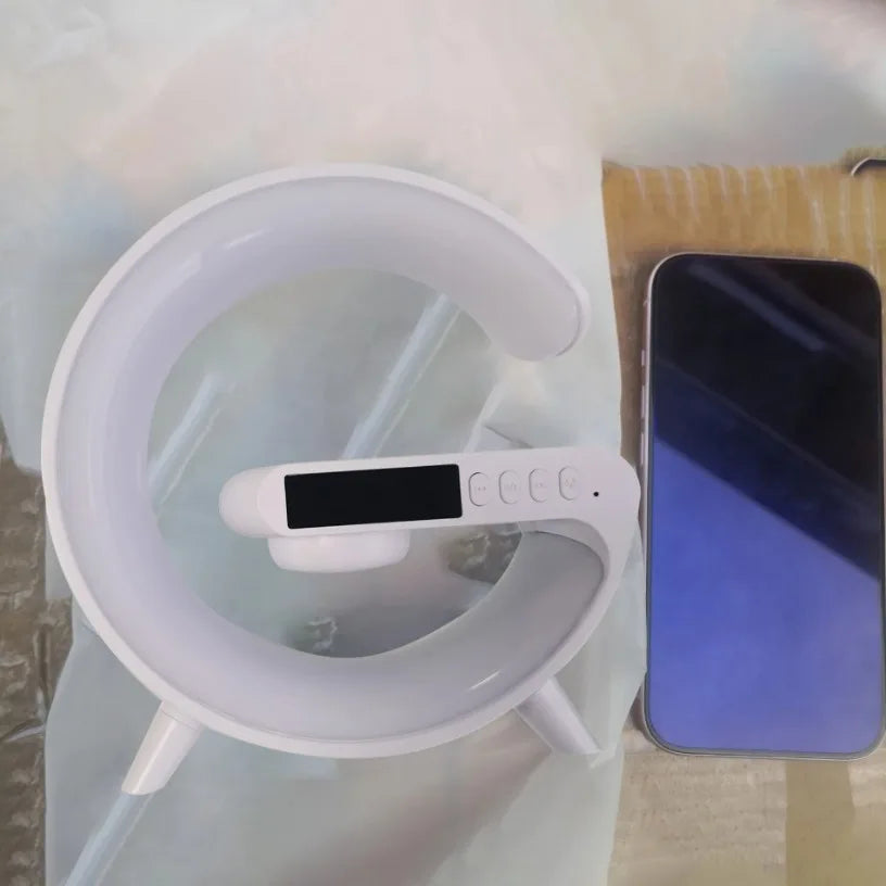 Wireless Portable Bluetooth Speaker with RGB Light and Phone Charger Tidesmit