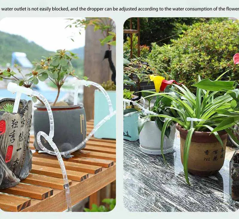 Plant Irrigation Bag Automatic Adjustable Dripping Rate Watering Bag Garden Watering Water Bag Plant Dripper Tools Kits