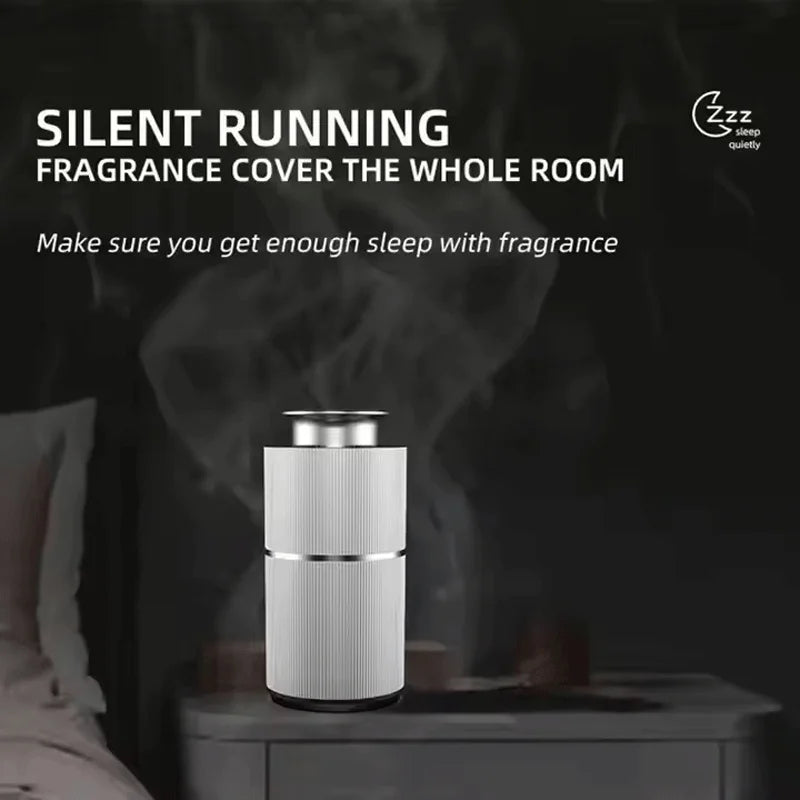 Portable Car Aroma Diffuser Battery Operated Scent Air Machine USB Rechargeable Waterless Diffuser For Essential Oil Nebulizer