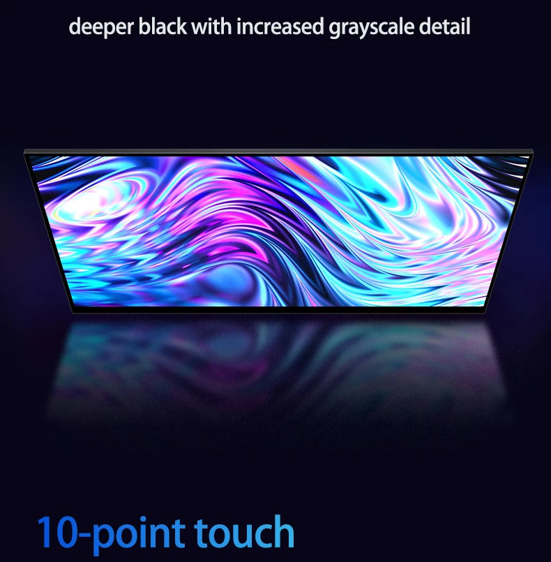 VCHANCE 16 Inch 4K UHD Touch Screen Portable Monitor 100%DCI-P3 HDR Expand Office Movie Display For PC Laptop Phone XBox Switch