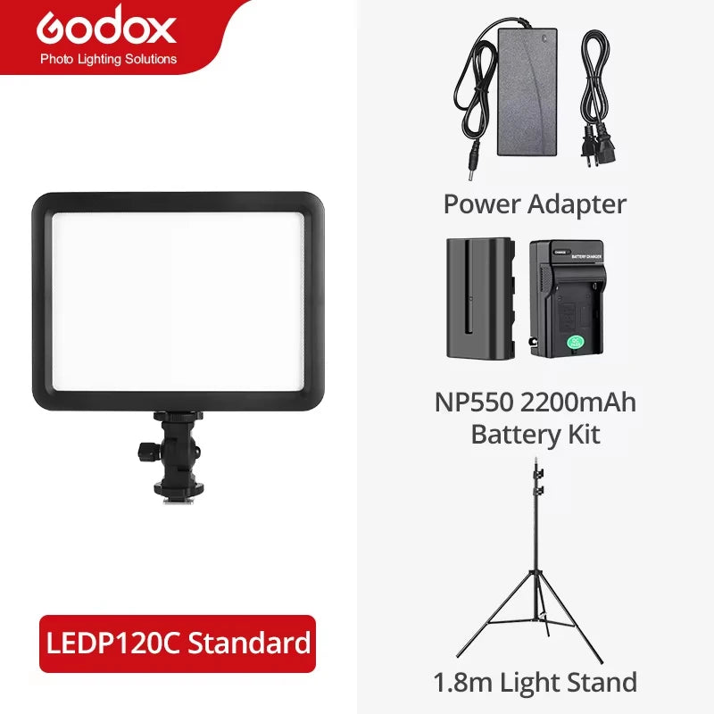 LED Video Light Panel | Adjustable Studio Lighting for Content Creation Kit 6 Tidesmit