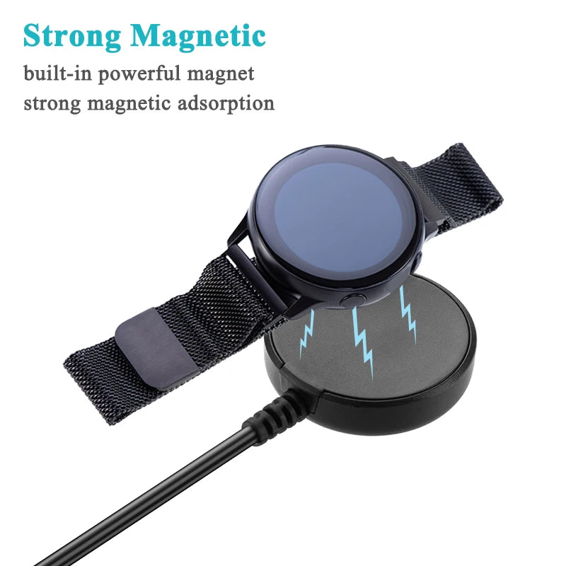 Samsung Galaxy Watch Charger Cable – Magnetic Dock Stand (1m) Tidesmit