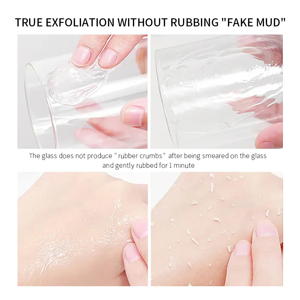 Aloe Vera Exfoliating Gel Facial Scrub - Gentle Smooth Skin Renewal Scrubs Treatments Tidesmit
