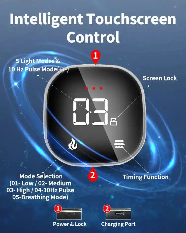 Electric Neck and Shoulder Massager with Infrared Heat - Natural Black Relaxation Treatment Tidesmit