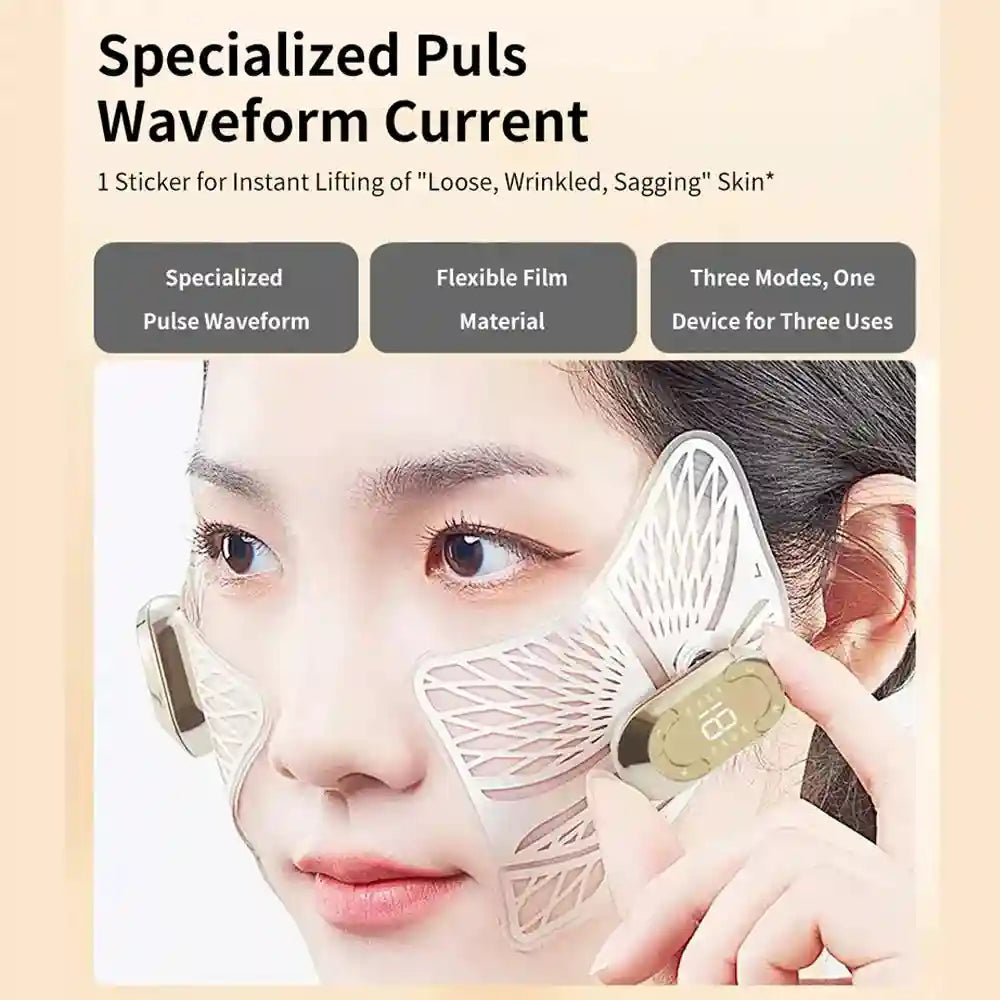 Microcurrent Eye Massager for Facial Lifting and Dark Circles Eye Massage Instrument Tidesmit
