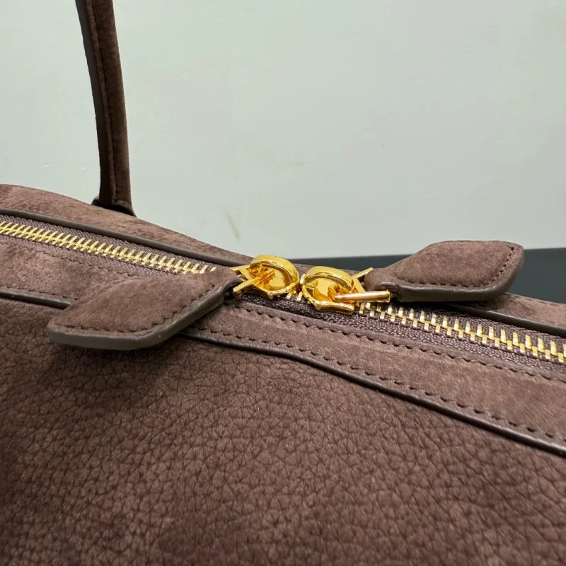 2026 high-quality genuine leather sausage bag, high-end customized high silk gloss leather handbag, women's shoulder bag