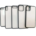 Sublimation Phone Cases: 120pcs Bulk Blank Black Shock-Absorbing Cover black Tidesmit